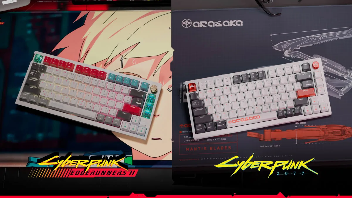 Corsair Unveils Special Edition Cyberpunk 2077 Arasaka White And Edgerunners 2 Gaming Gear