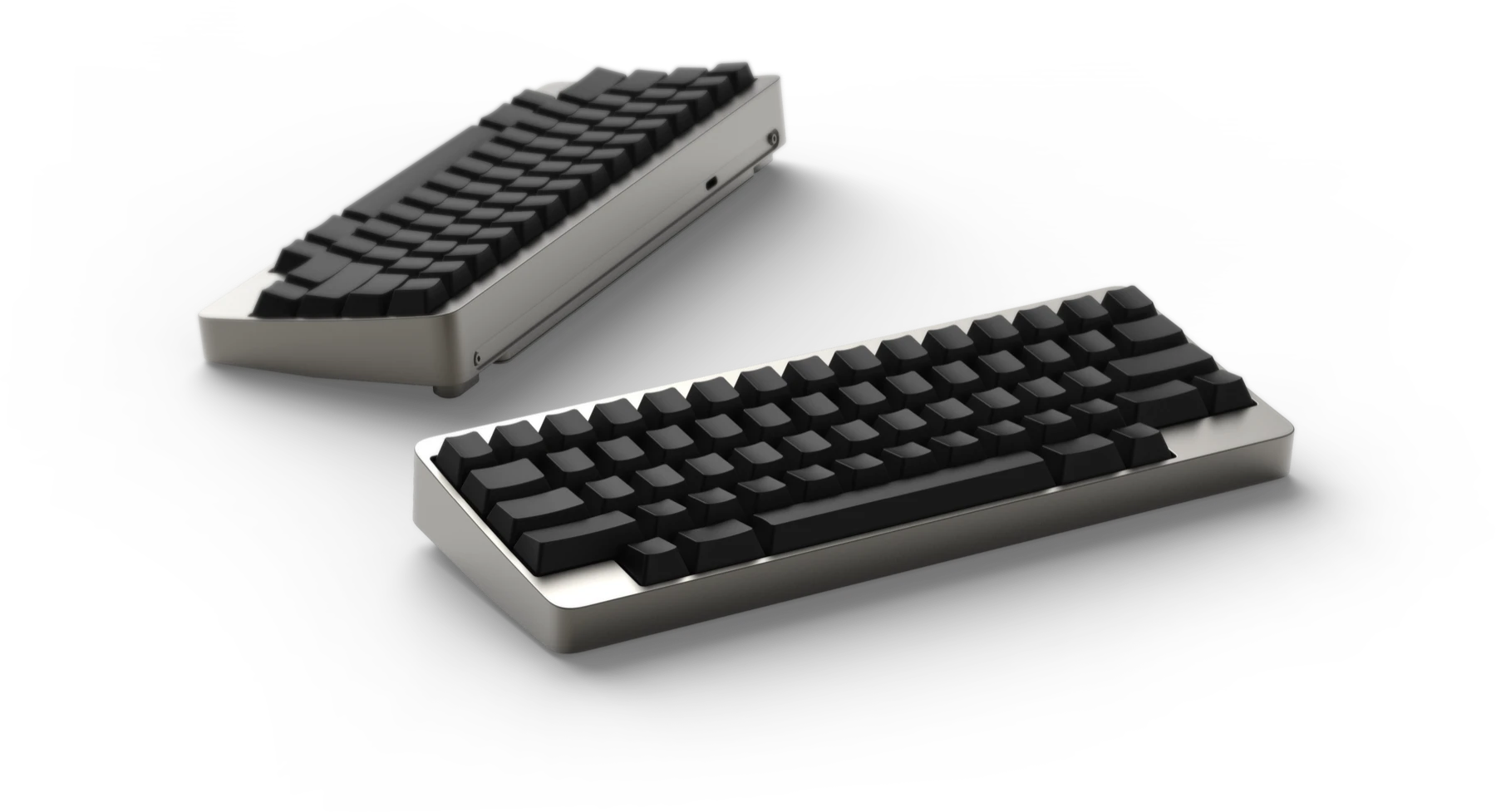 알루미늄 깎아내는 케이스의 HHKB Professional Elite 2대